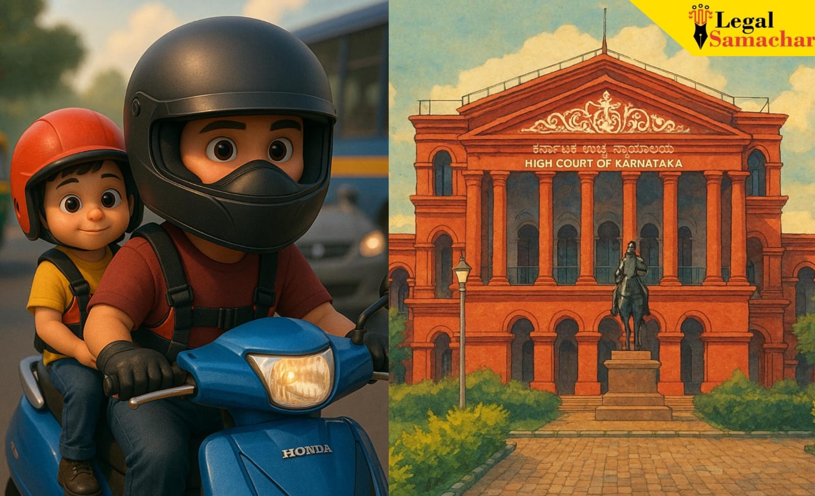 ಮಕ್ಕಳಿಗೆ ಹೆಲ್ಮೆಟ್, ಸುರಕ್ಷತಾ ಪರಿಕರಗಳ ನಿಯಮ ಜಾರಿಗೆ ಕ್ರಮ ಕೈಗೊಳ್ಳಿ; ಸರ್ಕಾರಕ್ಕೆ ಹೈಕೋರ್ಟ್ ನಿರ್ದೇಶನ