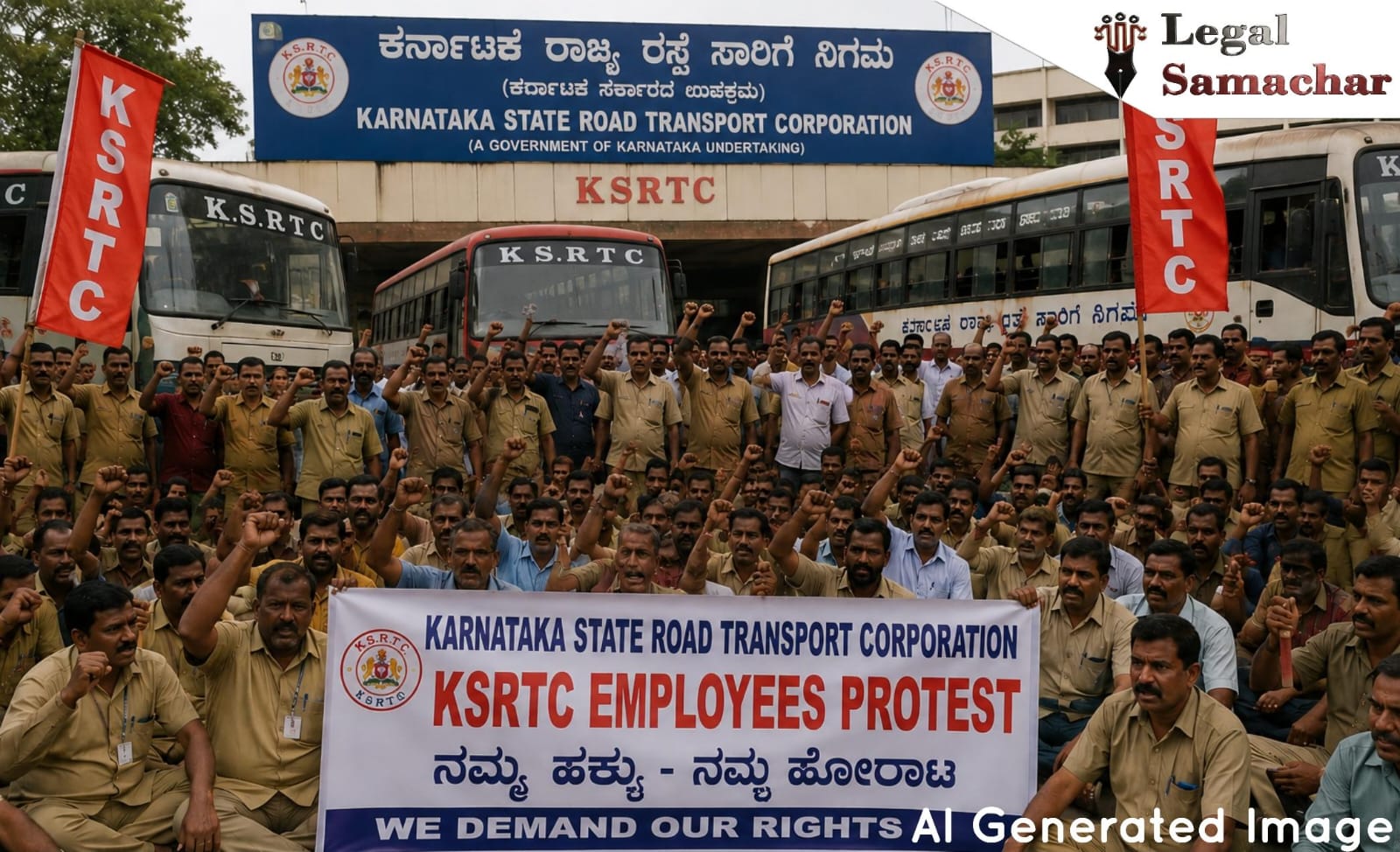 ಸಾರಿಗೆ ನೌಕರರ ಪ್ರಸ್ತಾಪಿತ ಮುಷ್ಕರ ಪ್ರಶ್ನಿಸಿ ಹೈಕೋರ್ಟ್‌ಗೆ ಪಿಐಎಲ್; ನಾಳೆ ವಿಚಾರಣೆ ಸಾಧ್ಯತೆ