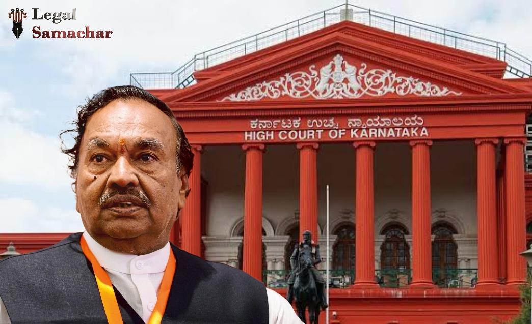 ಚುನಾವಣೆ ವೇಳೆ ದೇವಾಲಯದಲ್ಲಿ ರಾಜಕೀಯ ಭಾಷಣ ಆರೋಪ; ಈಶ್ವರಪ್ಪ ವಿರುದ್ಧದ ಪ್ರಕರಣಕ್ಕೆ ಹೈಕೋರ್ಟ್ ತಡೆ